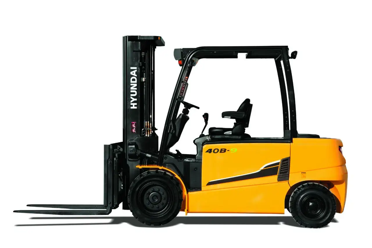 Hyundai 40B-9 elektrische heftruck, zijaanzicht