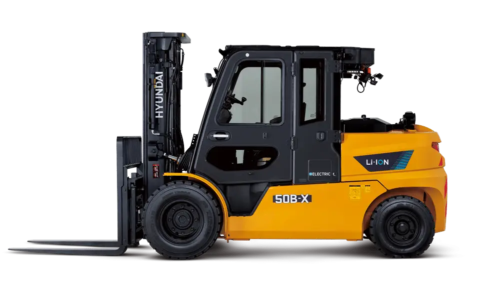 Hyundai 50B-X 5 ton elektrische heftruck huren voor zware emissievrije inzet