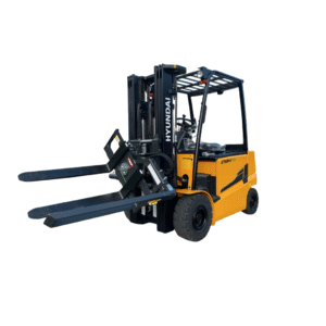 Heftruck met vorkenrotator