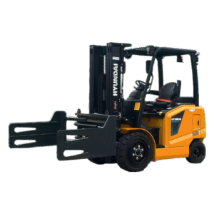 Heftruck met balenklem