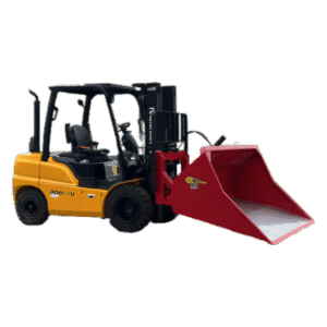 Heftruck met schepbak